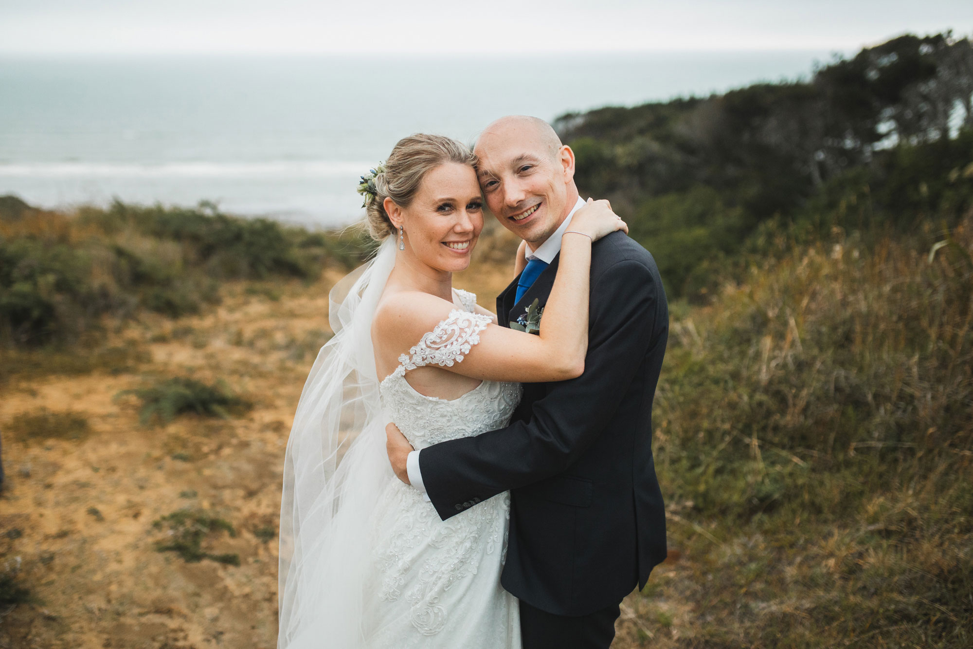 castaways wedding bride and groom