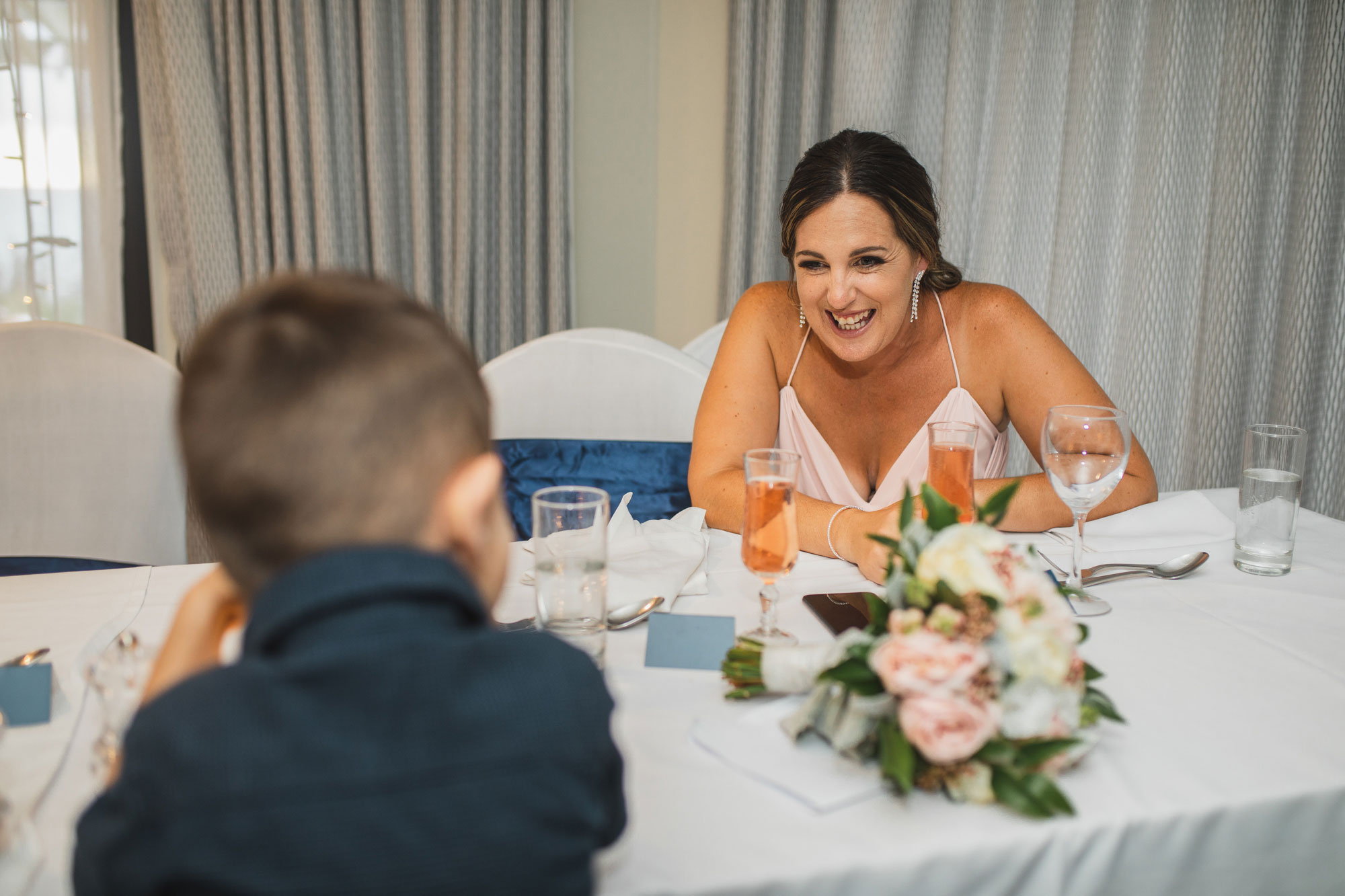 auckland castaways wedding bridesmaid and boy