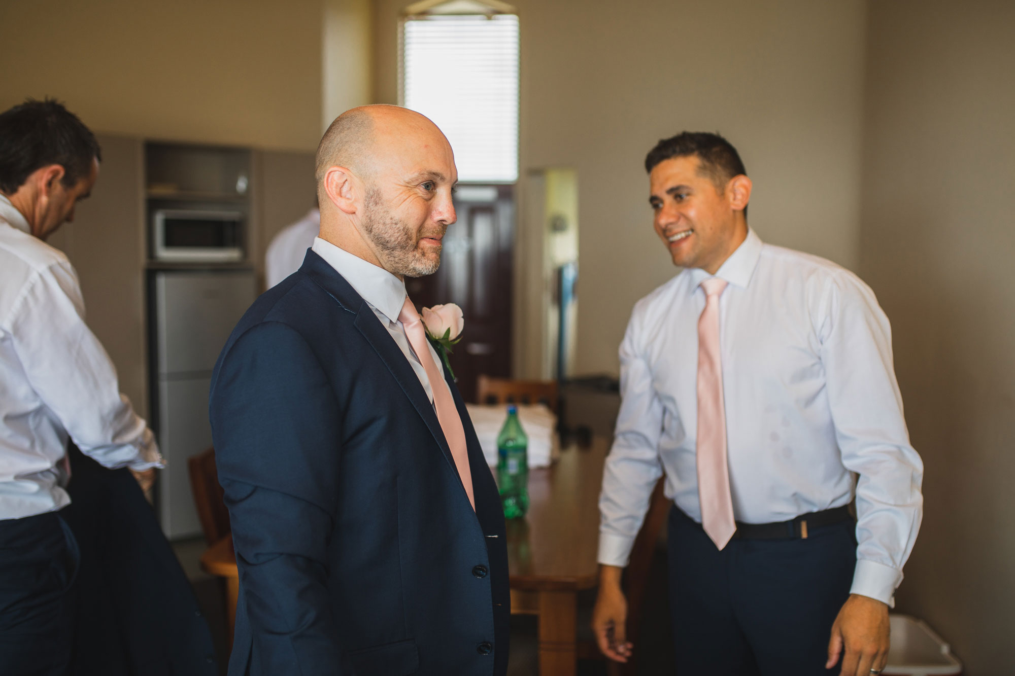 auckland castaways wedding boys getting ready