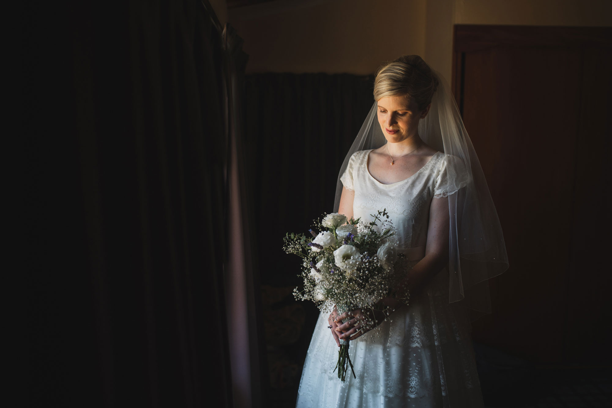 christchurch wedding bridal portrait