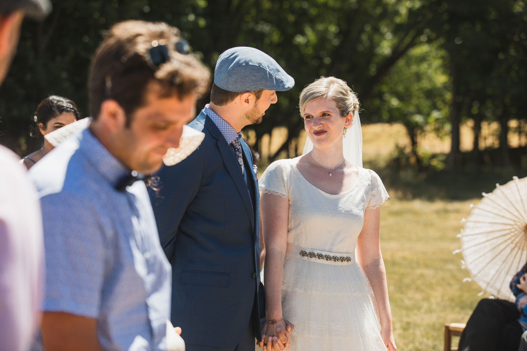 christchurch wedding bride and groom