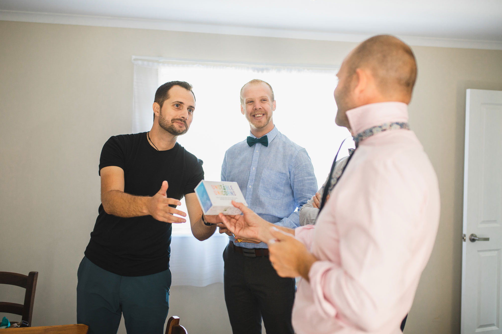 groom and the boys