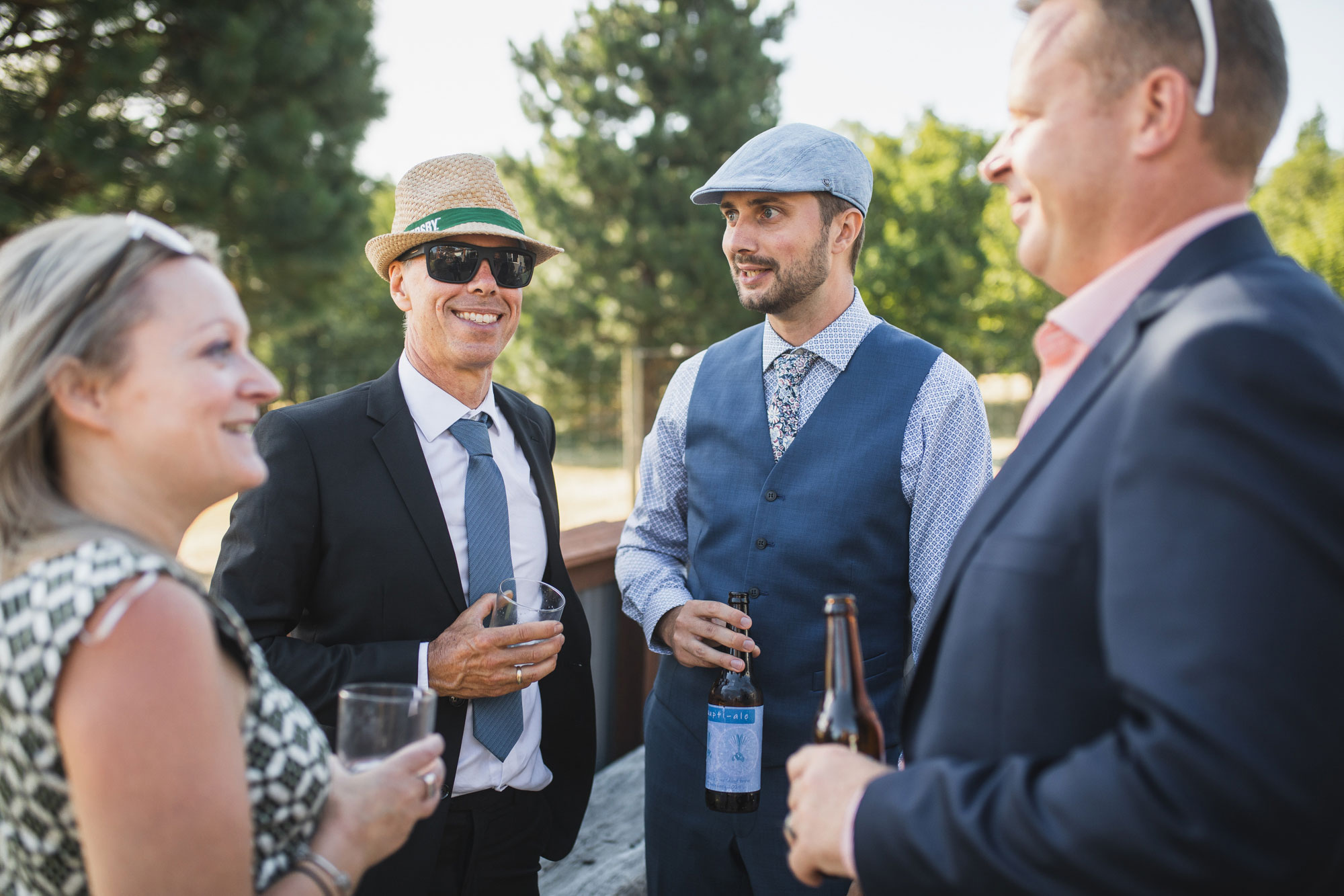 mt potts lodge groom and guests