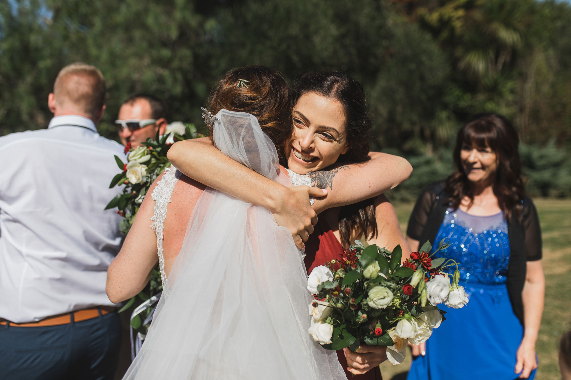 auckland tawharanui lodge wedding sister of bride