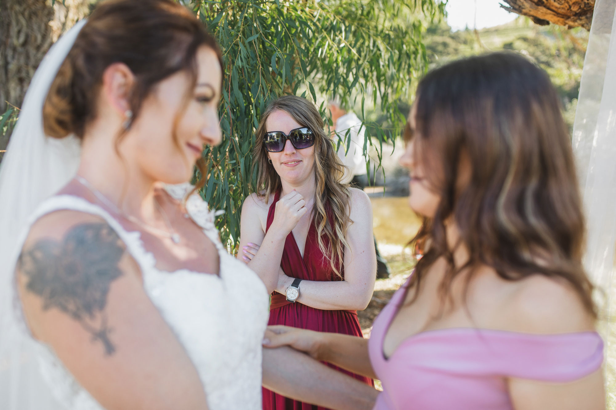 auckland tawharanui lodge wedding maid of honour