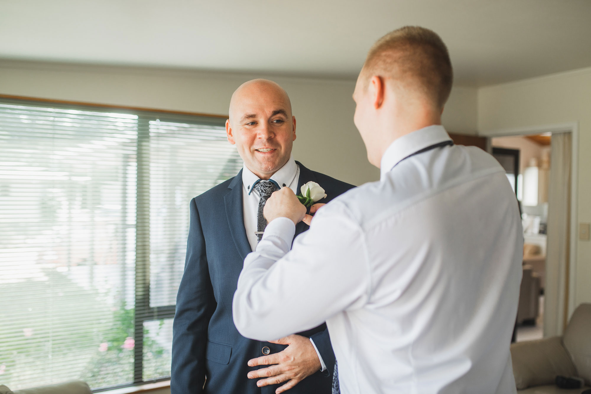 auckland wedding groom and groomsman