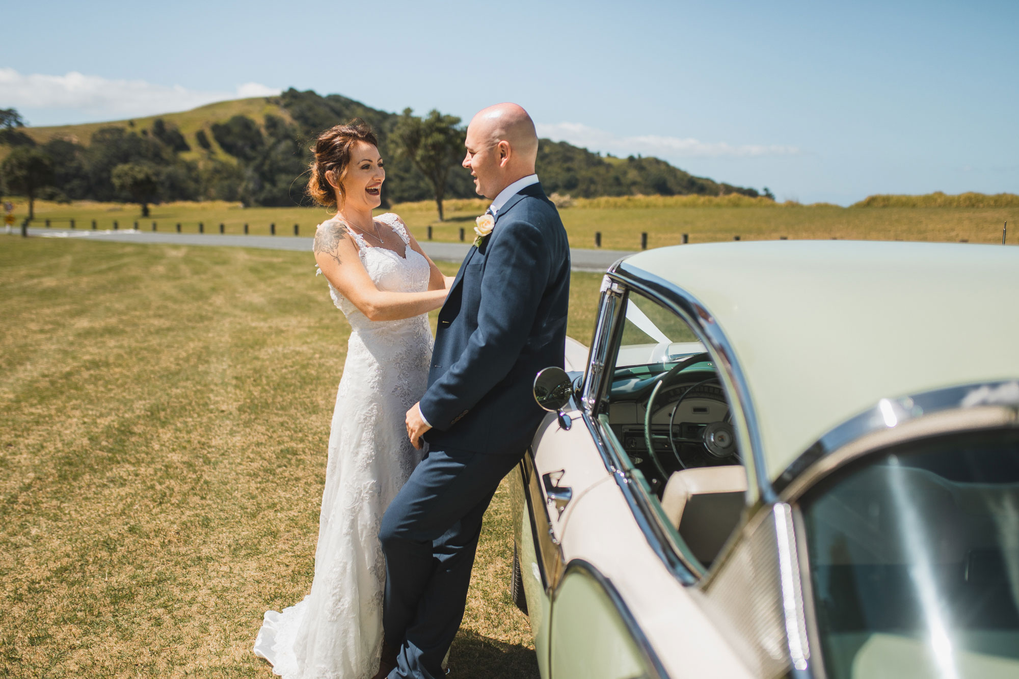 auckland wedding car photo