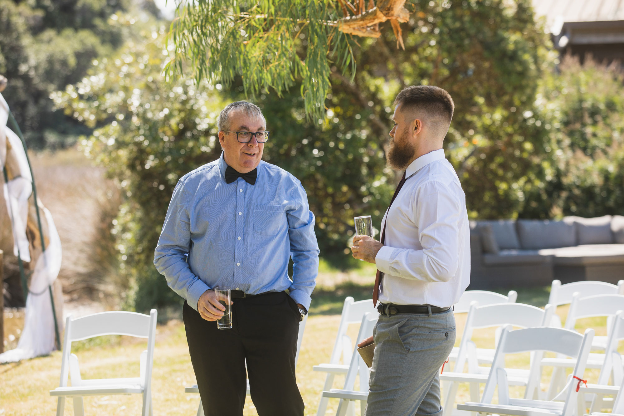 auckland tawharanui lodge wedding father of bride