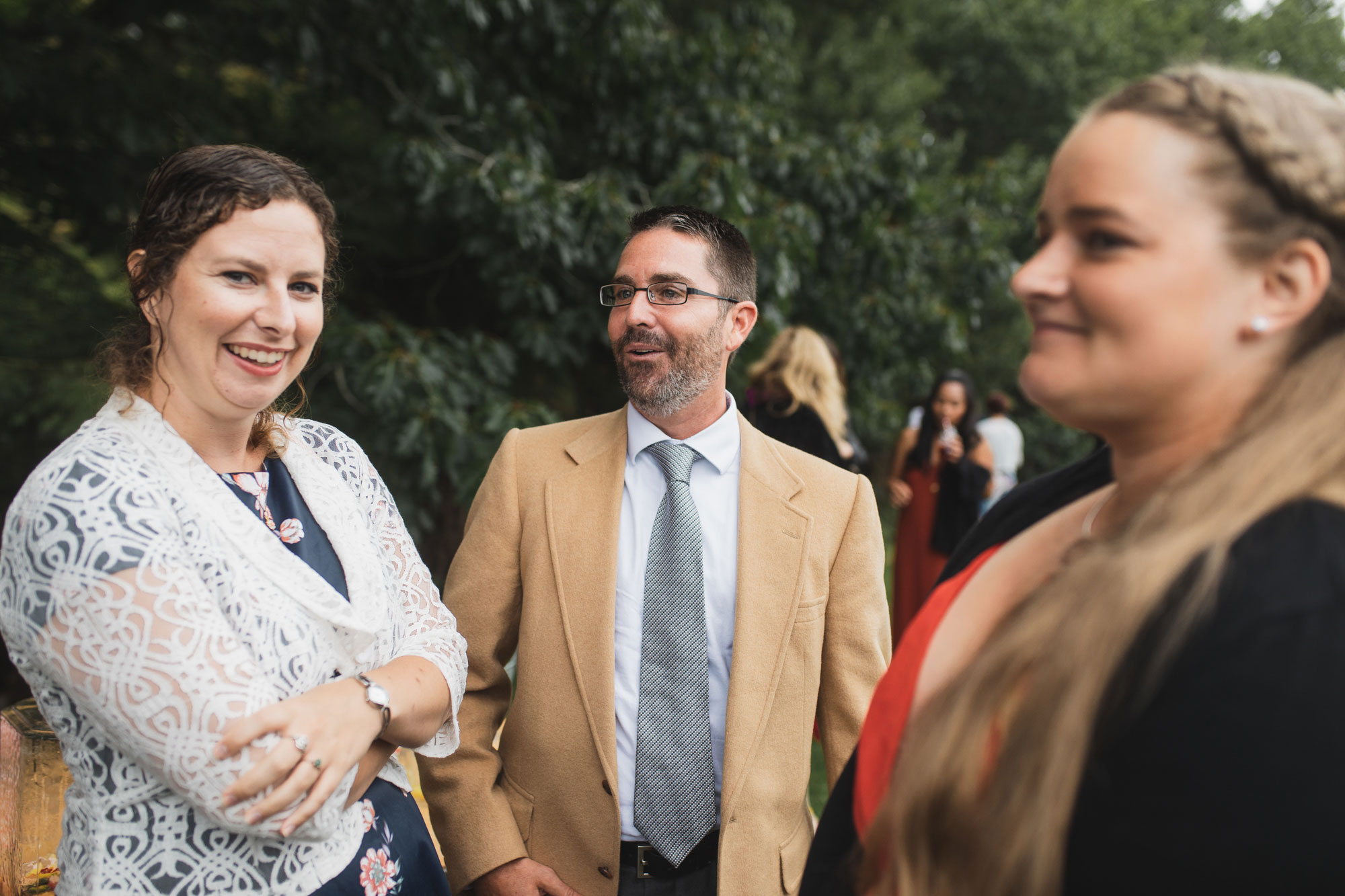 auckland waterfall farm wedding guests