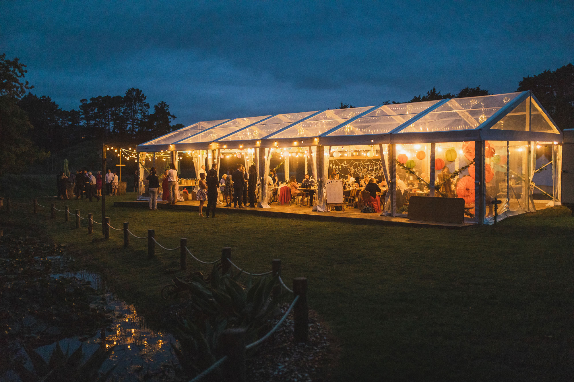 auckland waterfall farm wedding venue