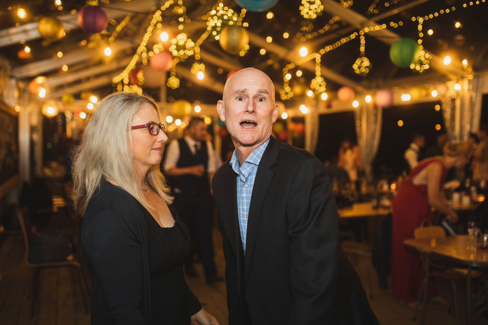 auckland waterfall farm wedding guests dance floor