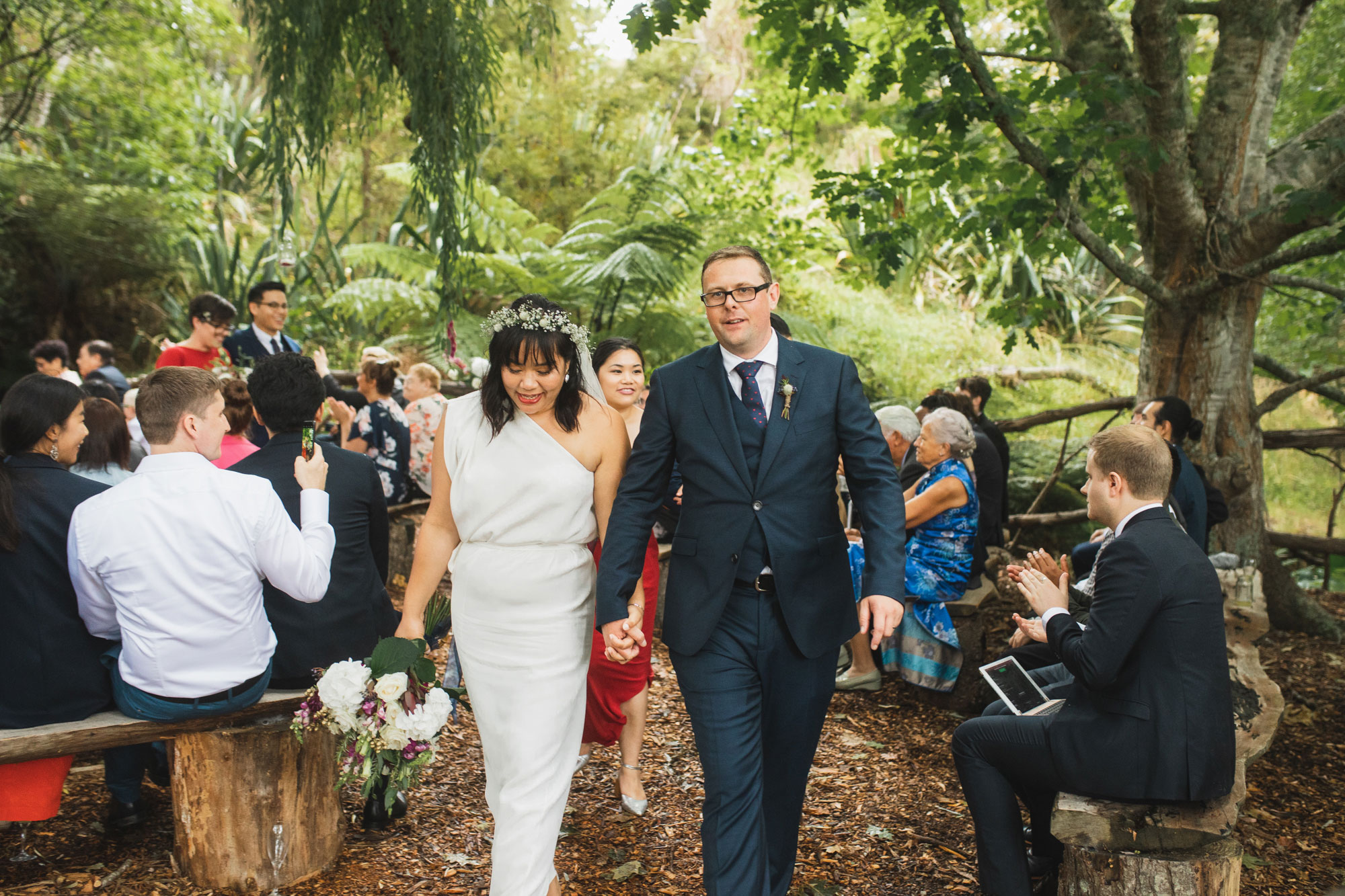 auckland waterfall farm wedding recession