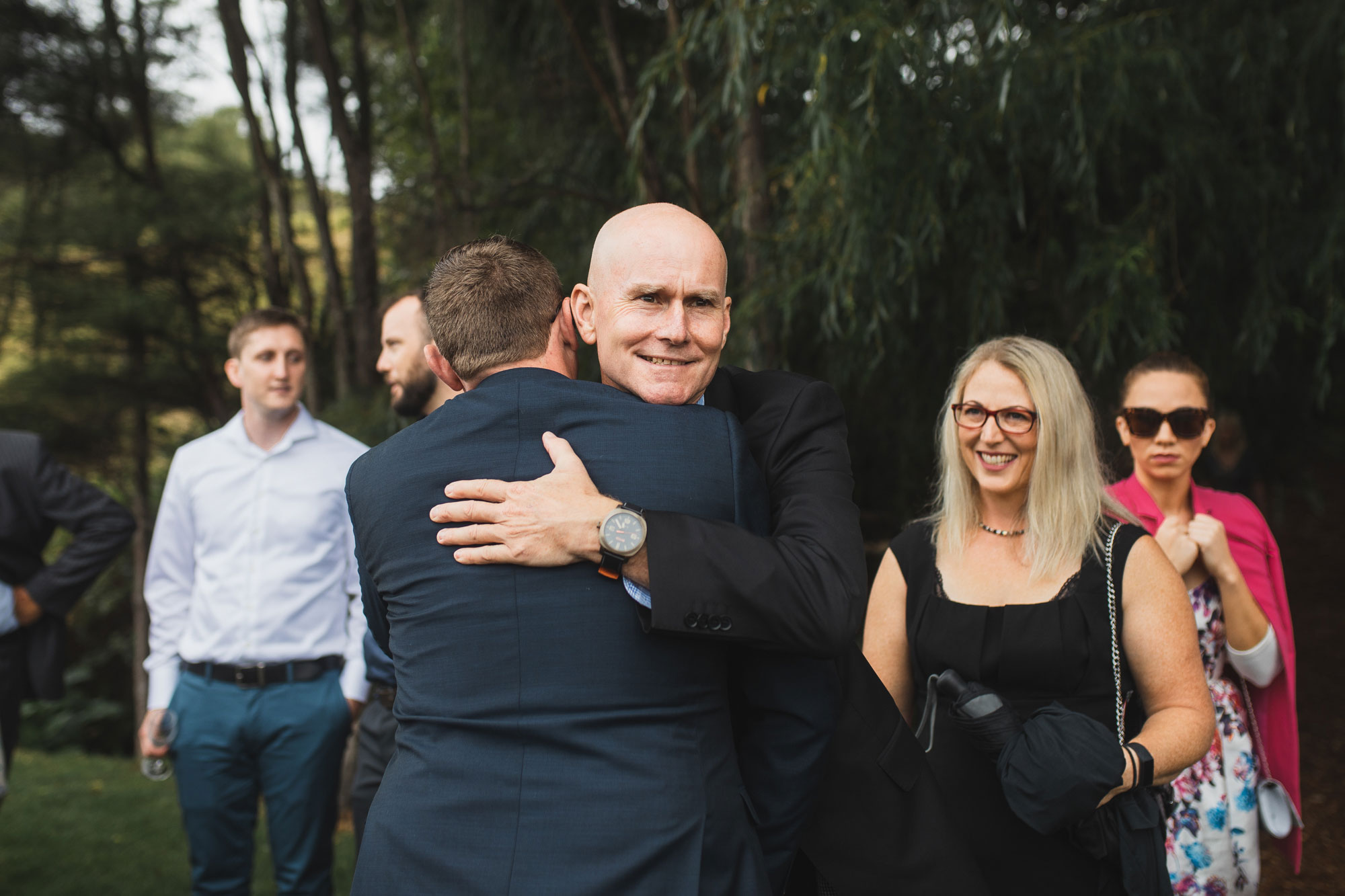 auckland waterfall farm wedding guests