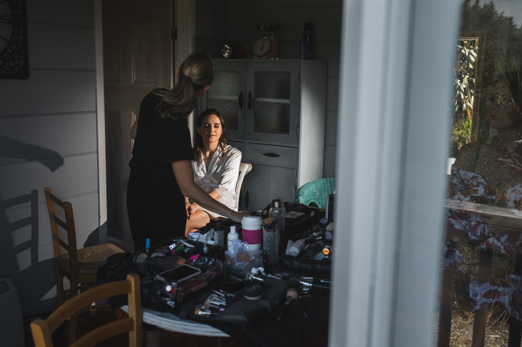 allely estate wedding bride getting ready