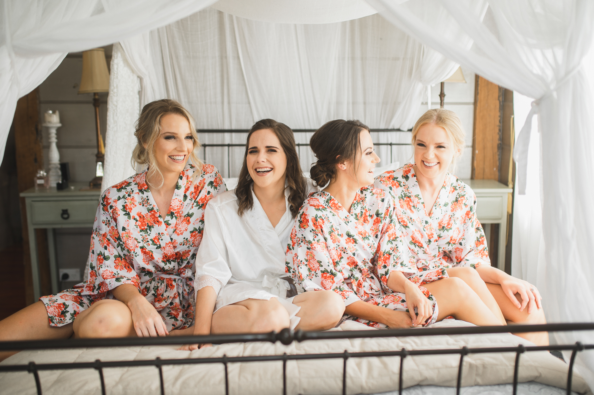 allely estate wedding bride and bridesmaids