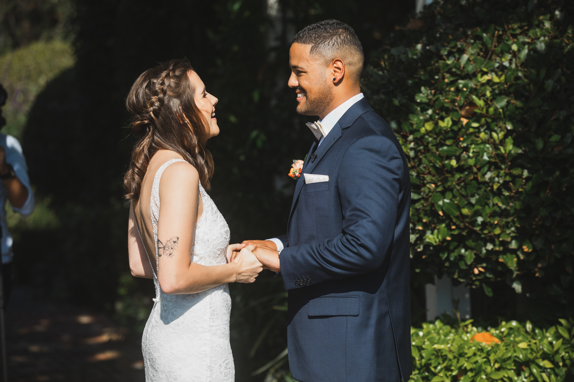 allely estate wedding bride and groom