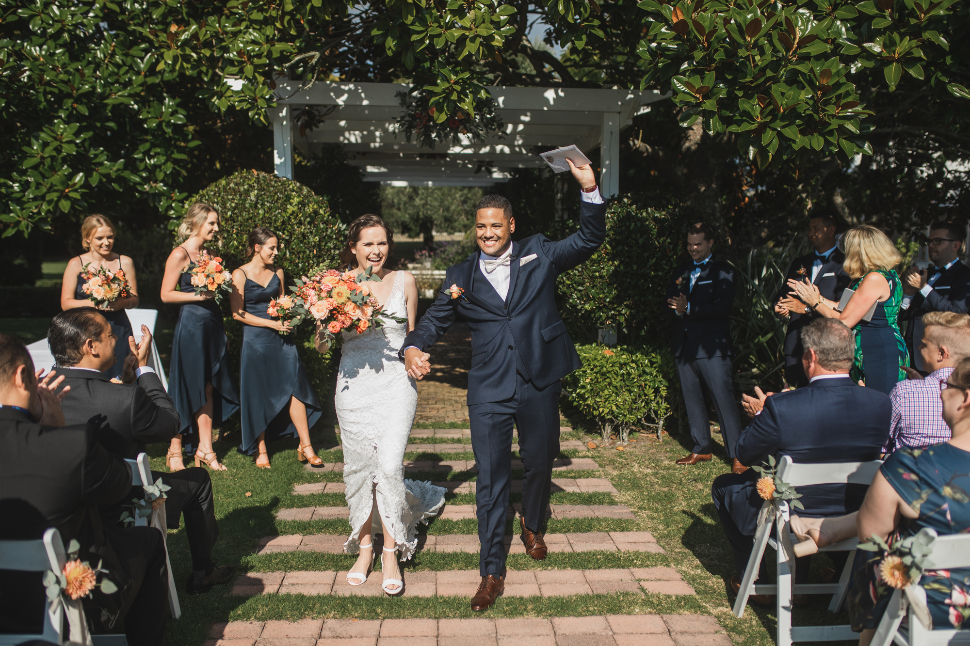 allely estate wedding recessional