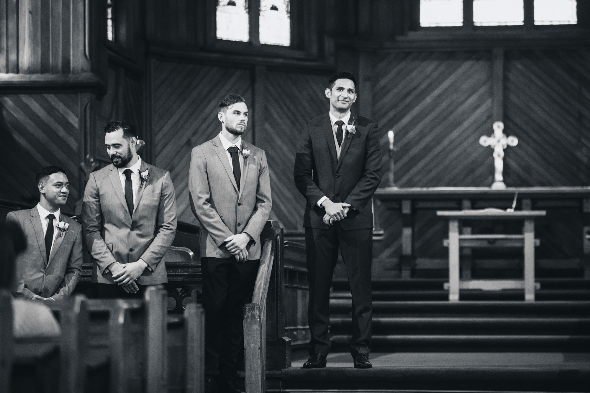 auckland st marys church wedding groom