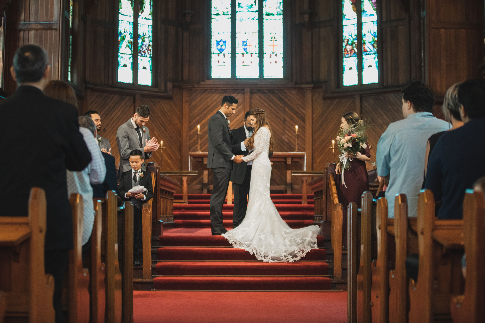 auckland st marys church wedding ceremony