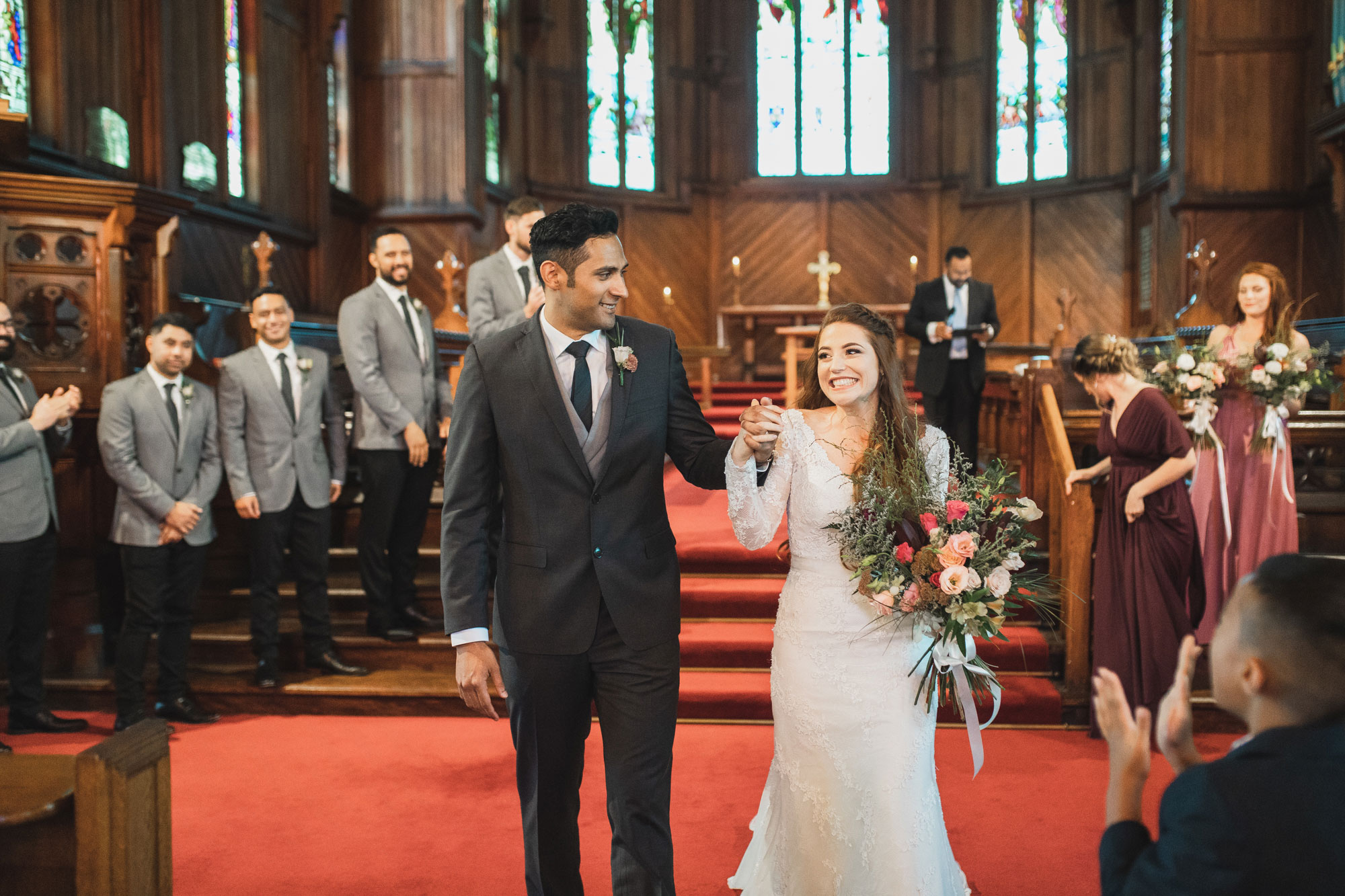 auckland church wedding recessional