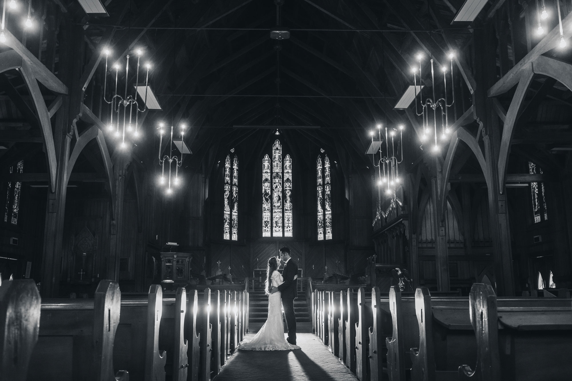 st marys cathedral church wedding photo