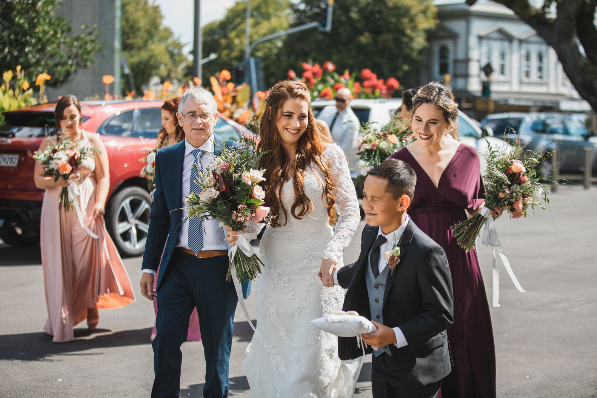 auckland church wedding bride