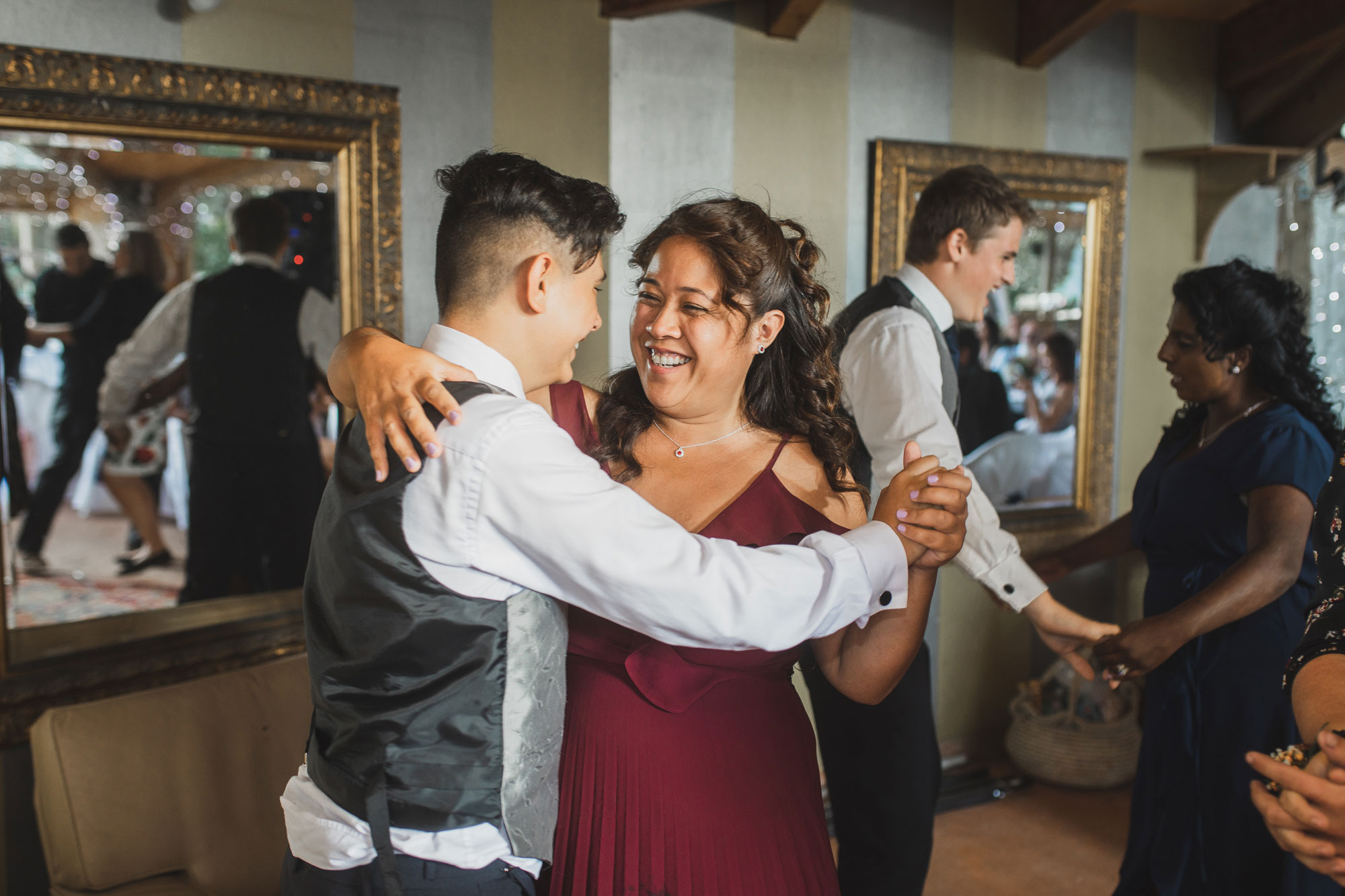 wedding reception dance floor