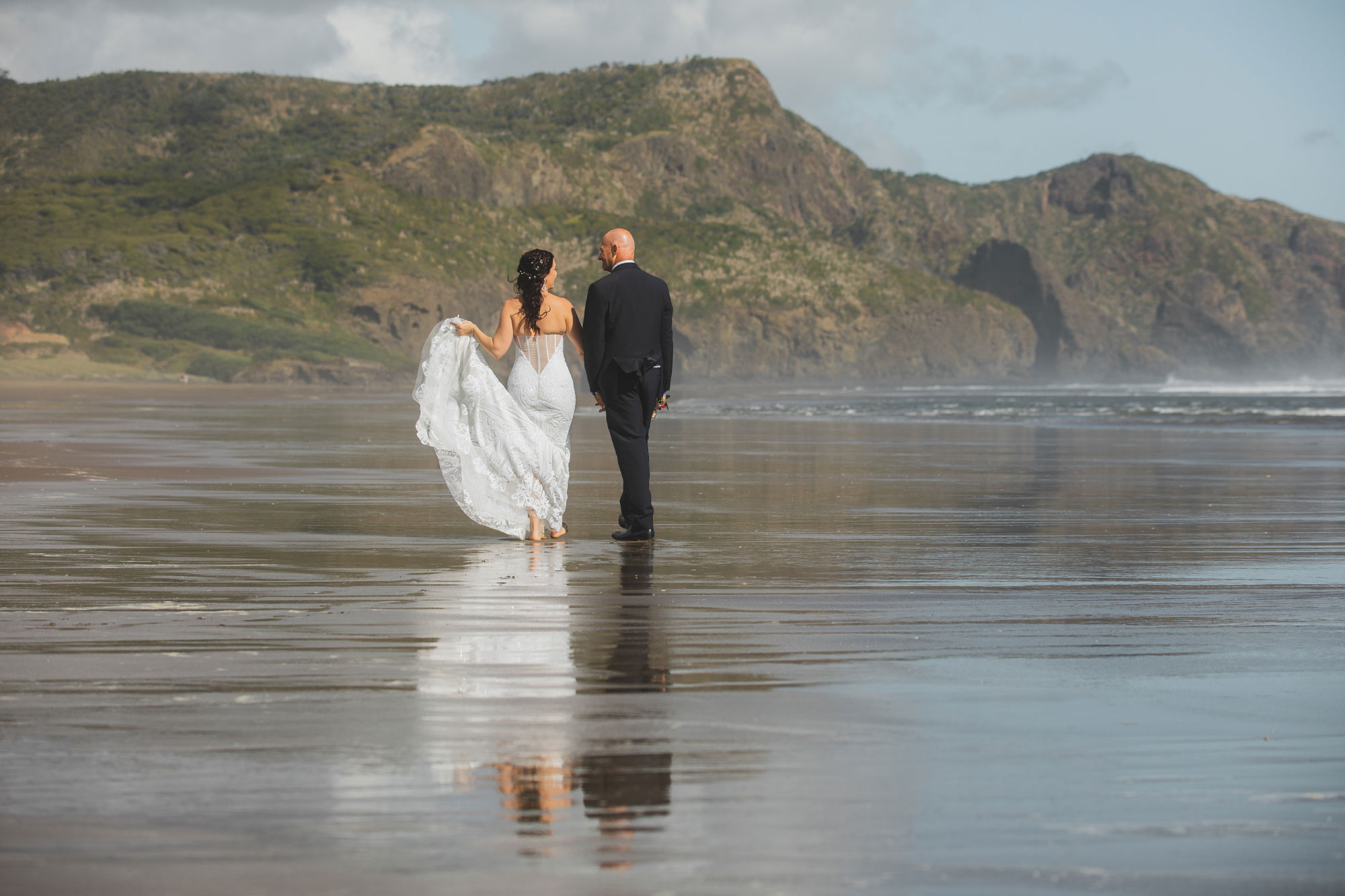 bethells beach wedding