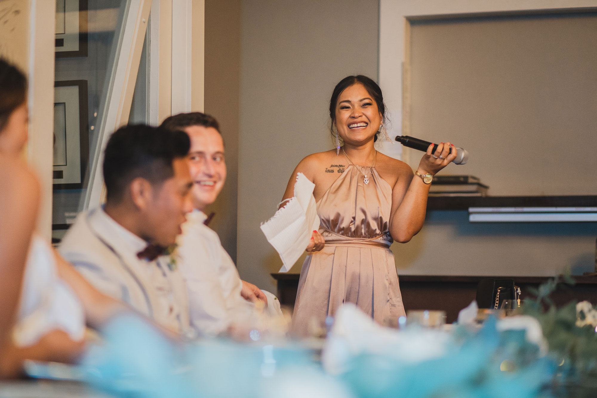 hawke's bay wedding bridesmaid speech