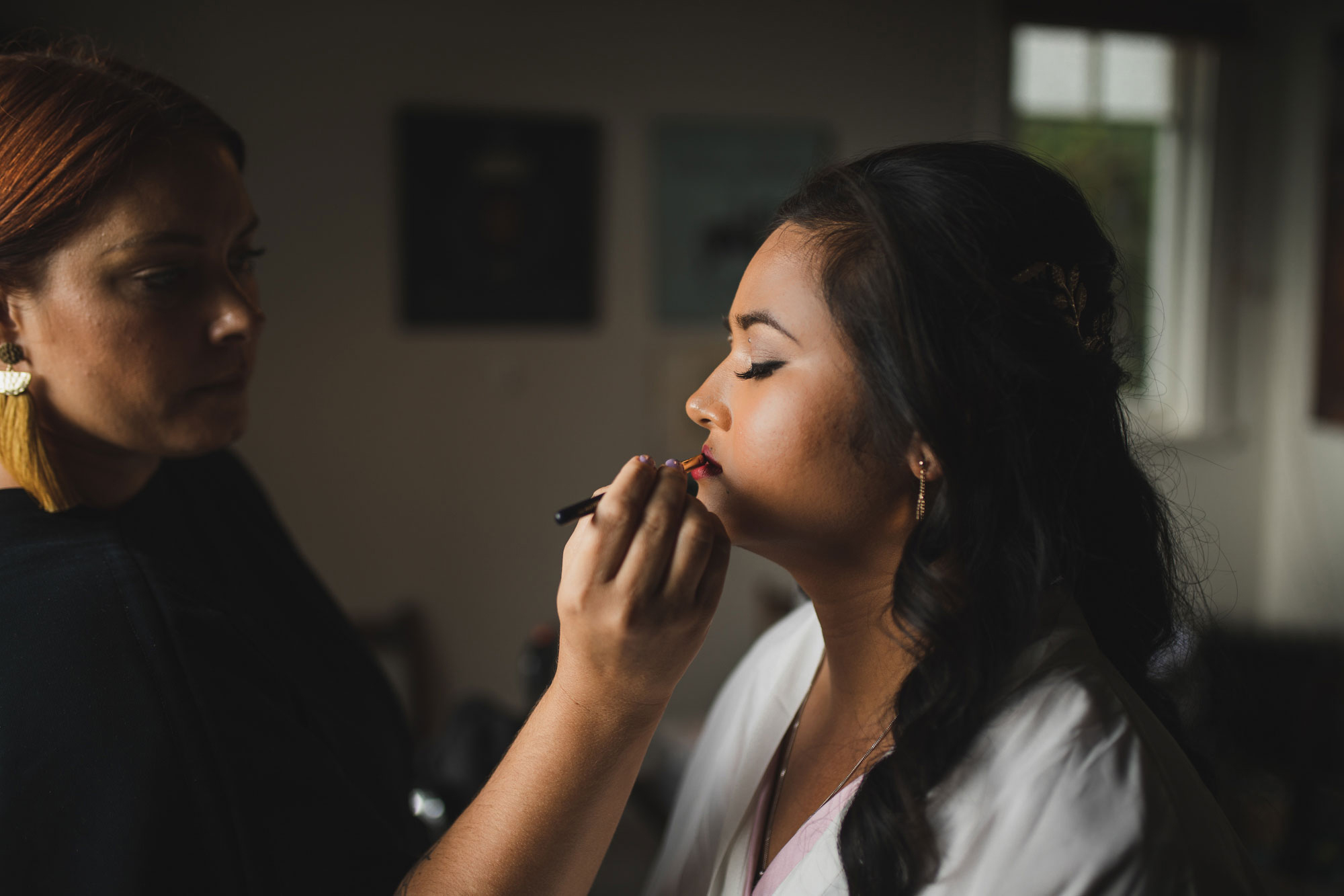 hawke's bay wedding bride make up