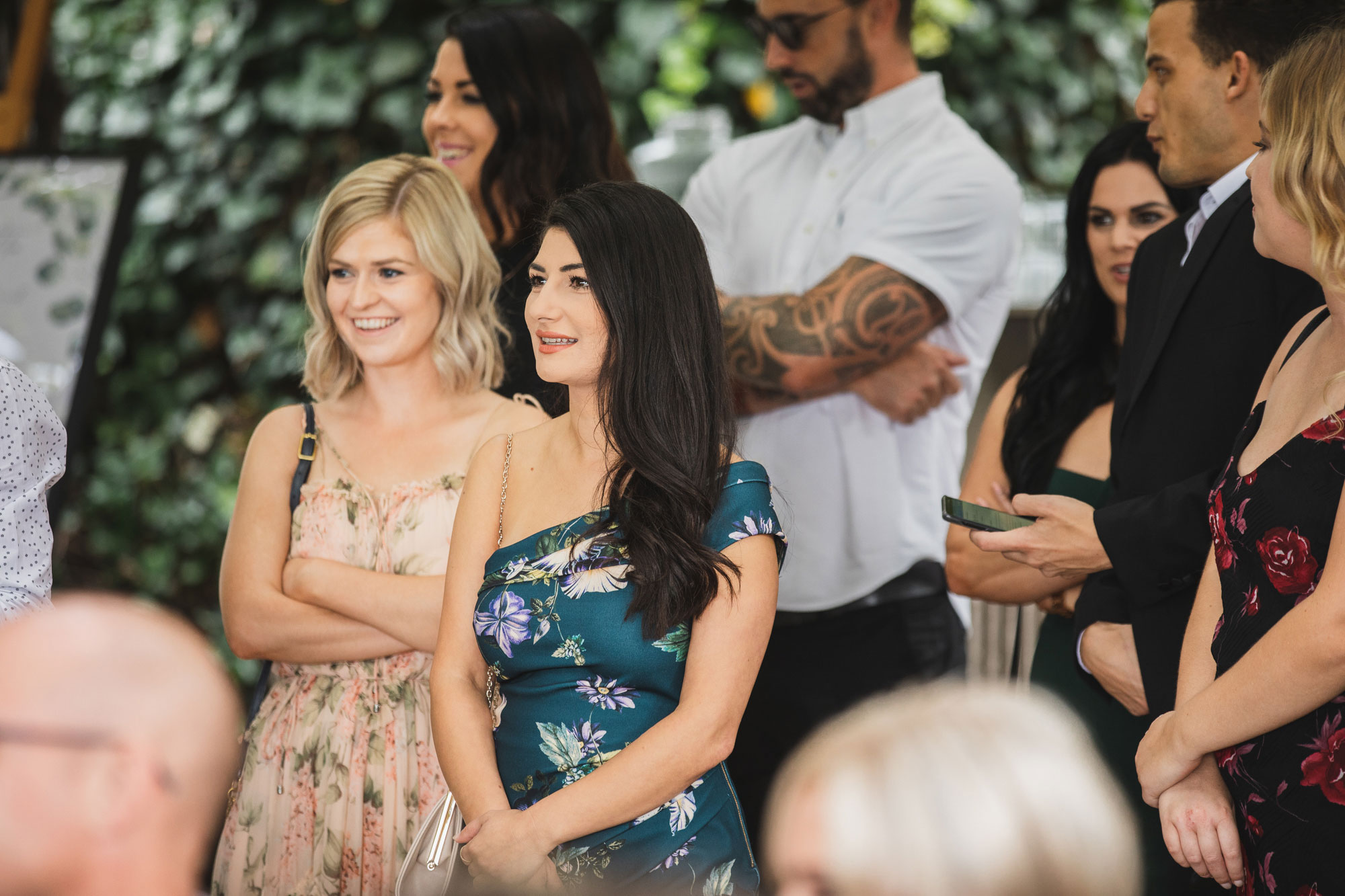 hawke's bay wedding guests waiting