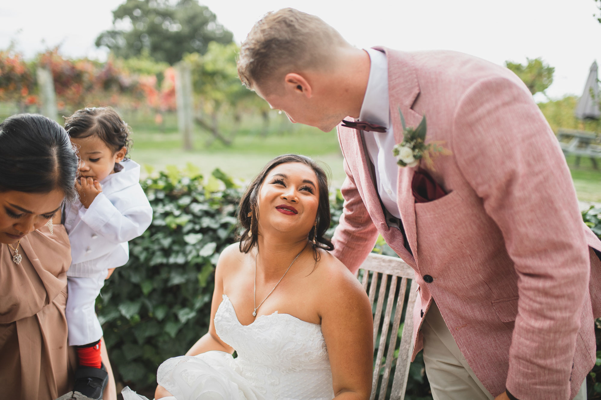 black barn vineyards bride signing