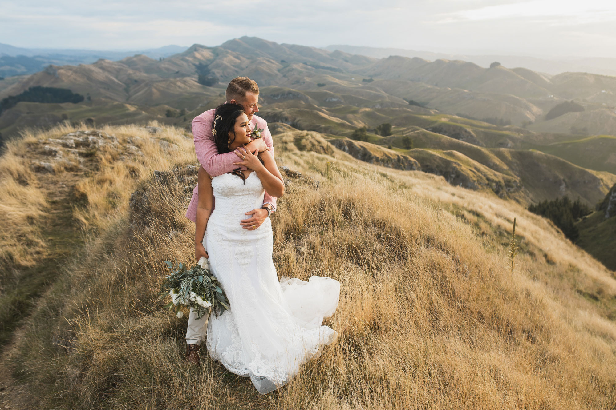 te mata peak wedding photo