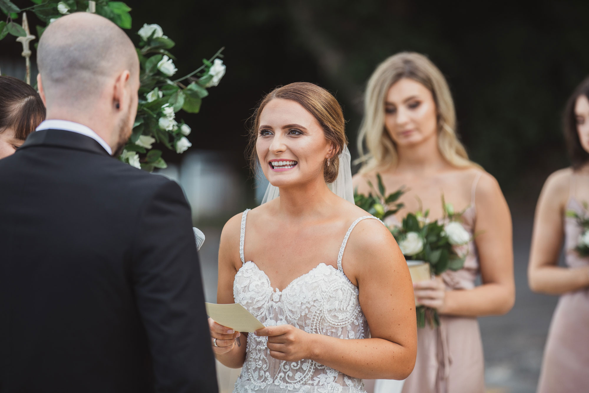 auckland wedding bride vows