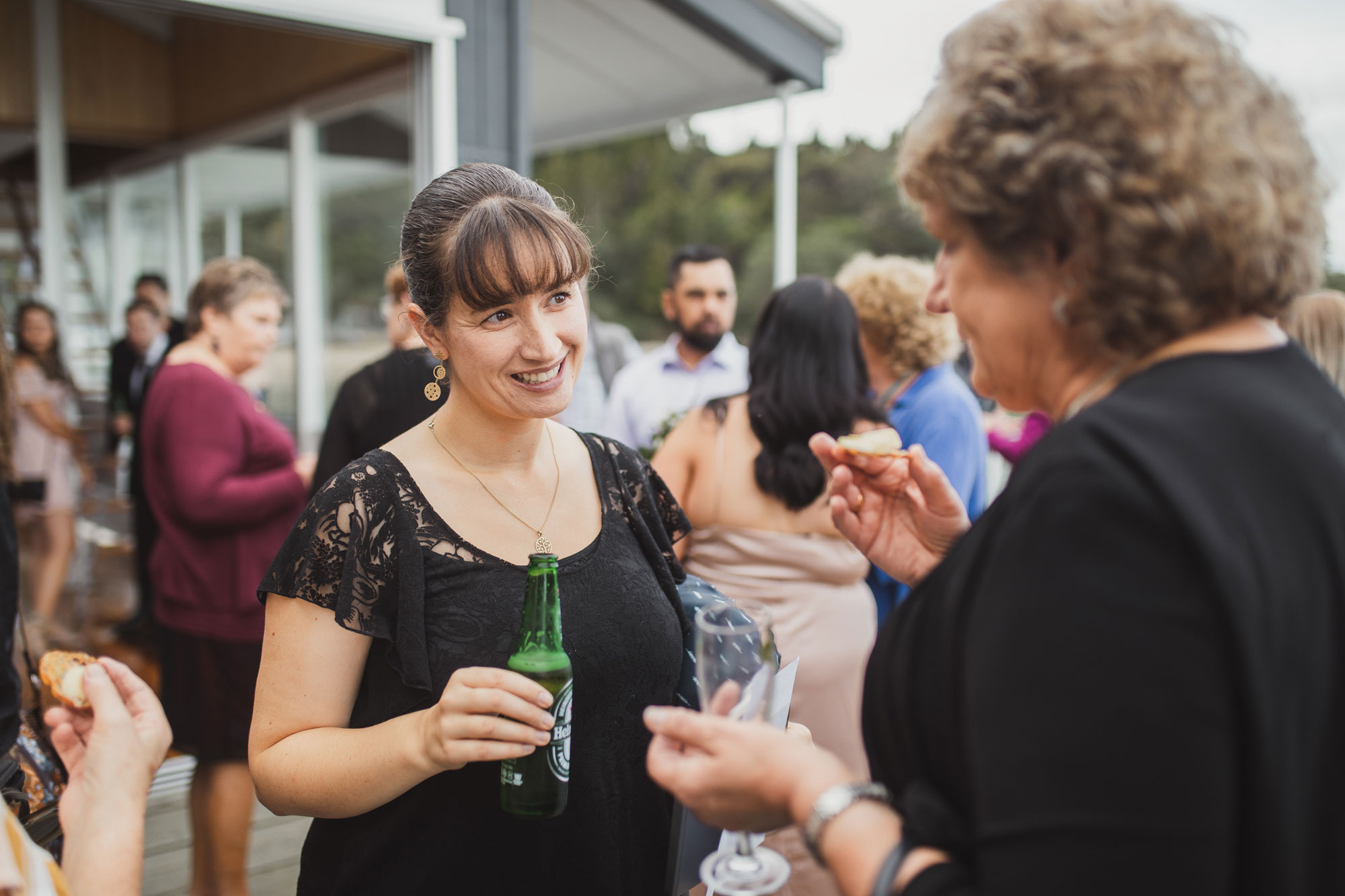 celebrant and wedding guest