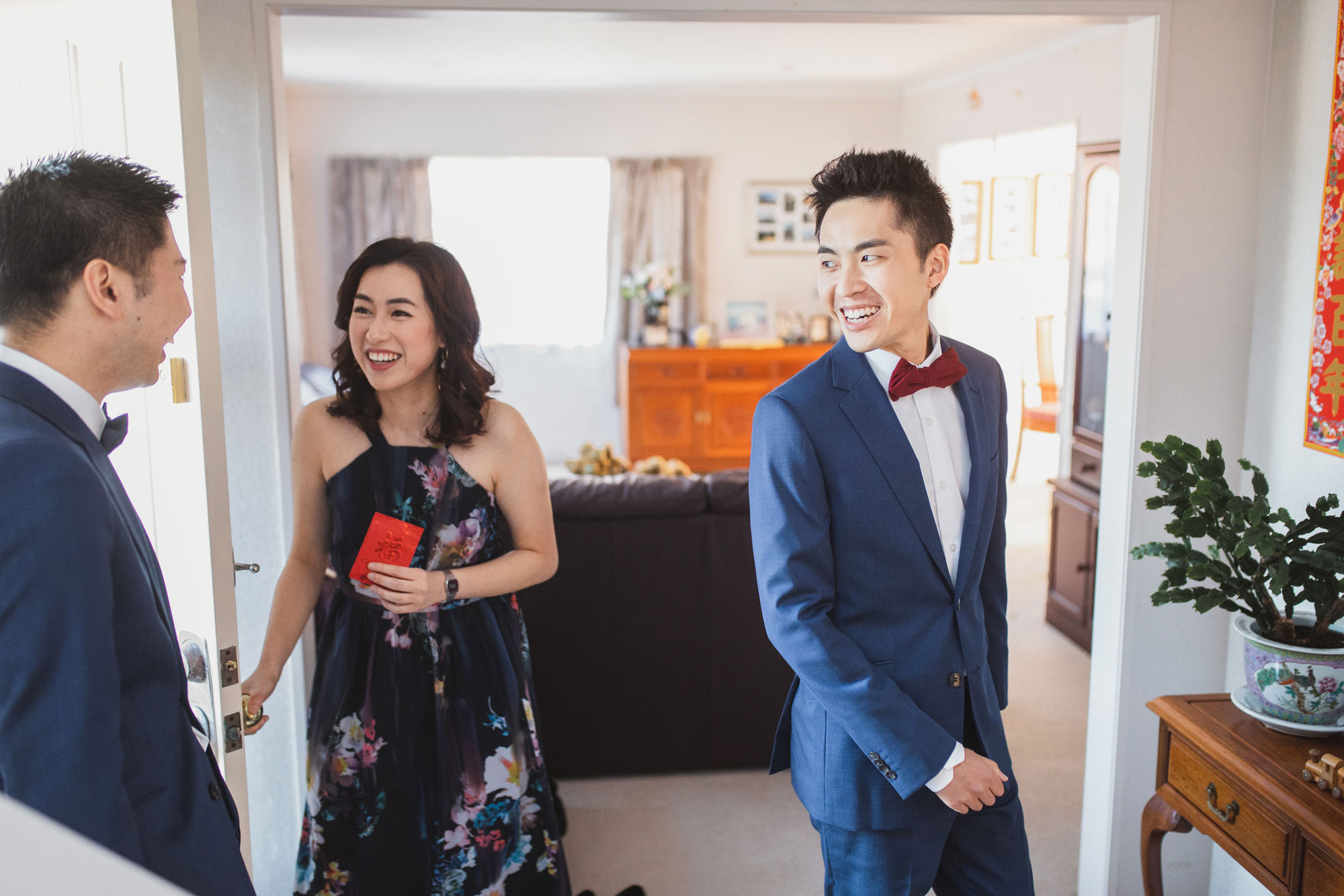 groom laughing