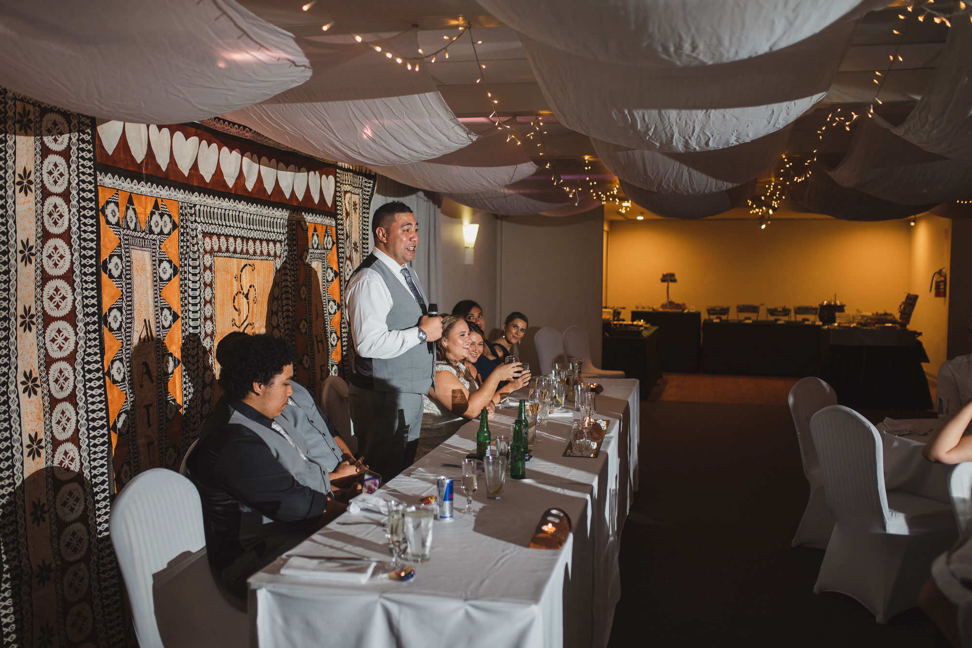 groom speech at castaways wedding