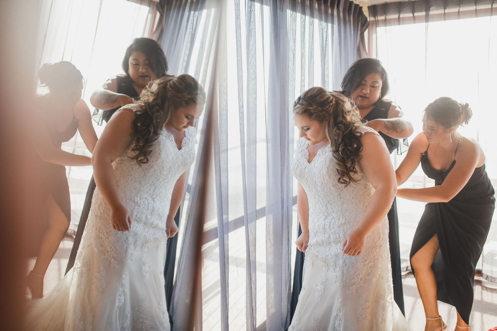 castaways bride getting ready