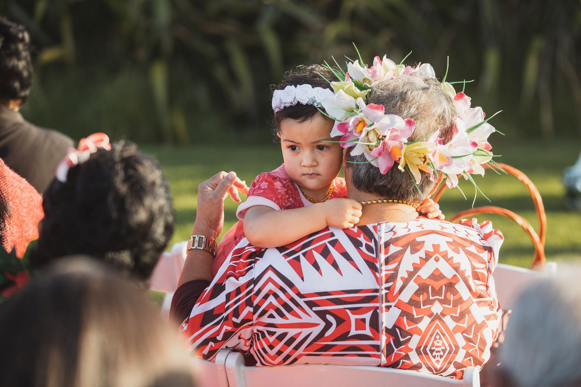 child at the wedding