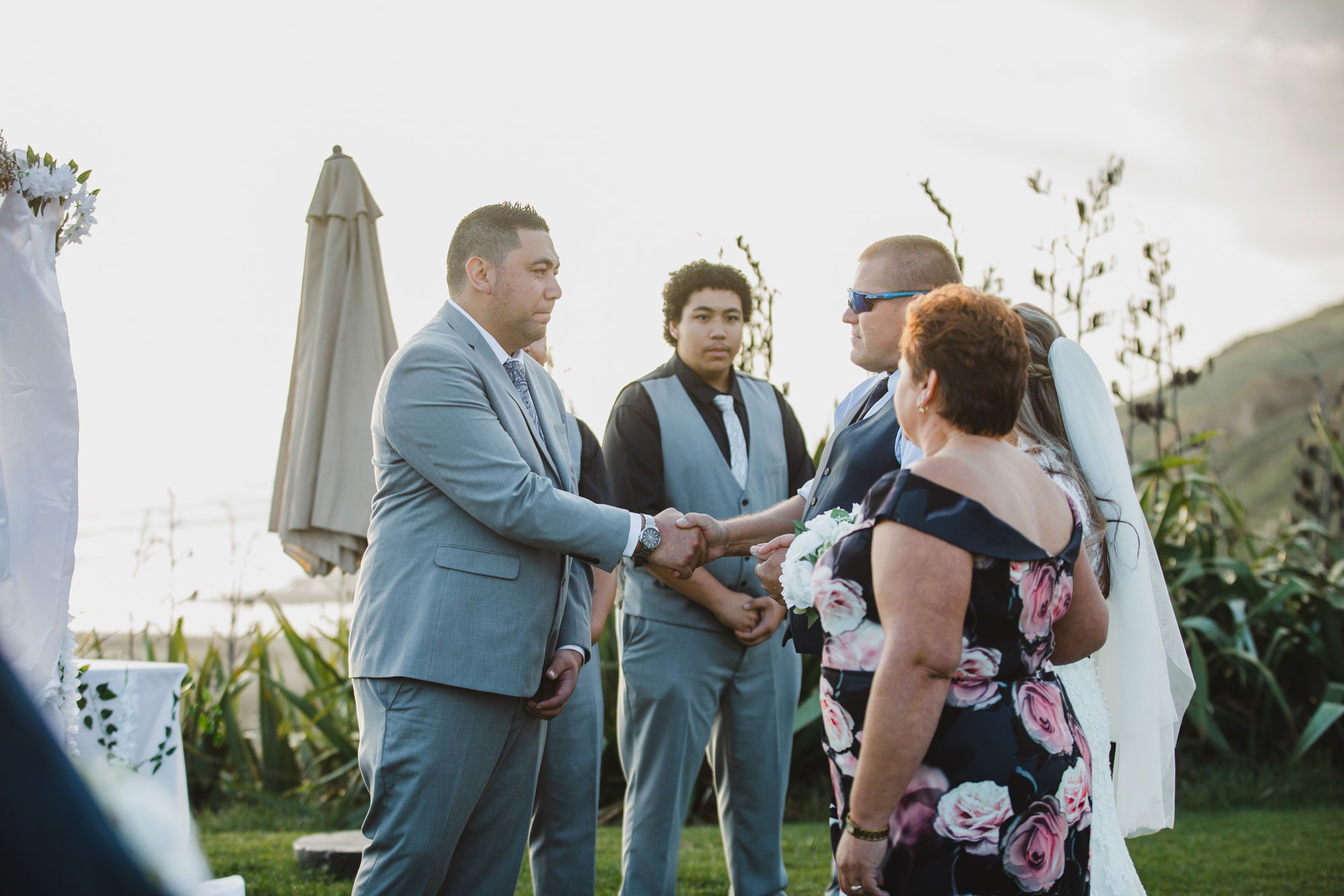 groom and father of the bride