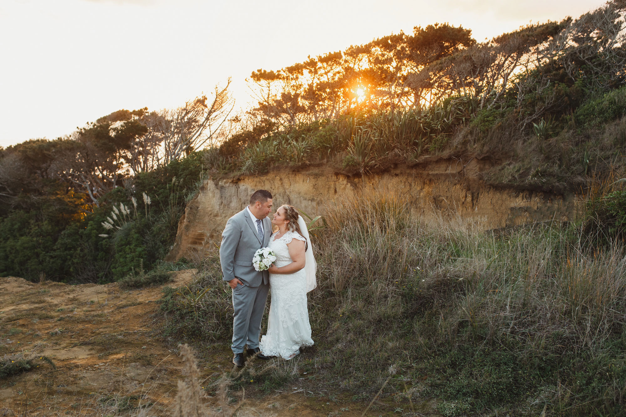 castaways sunset wedding shoot