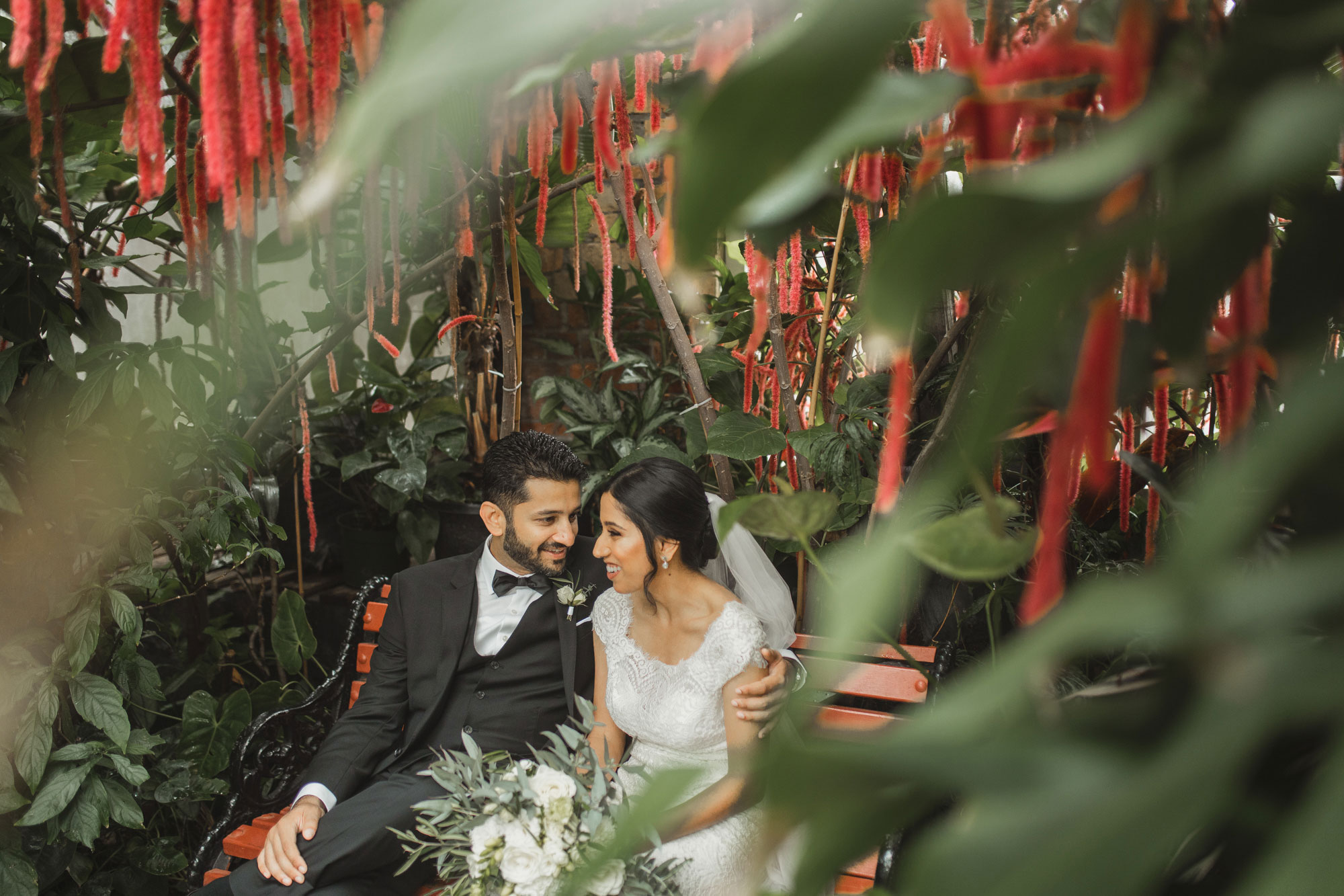 auckland domain winter gardens wedding