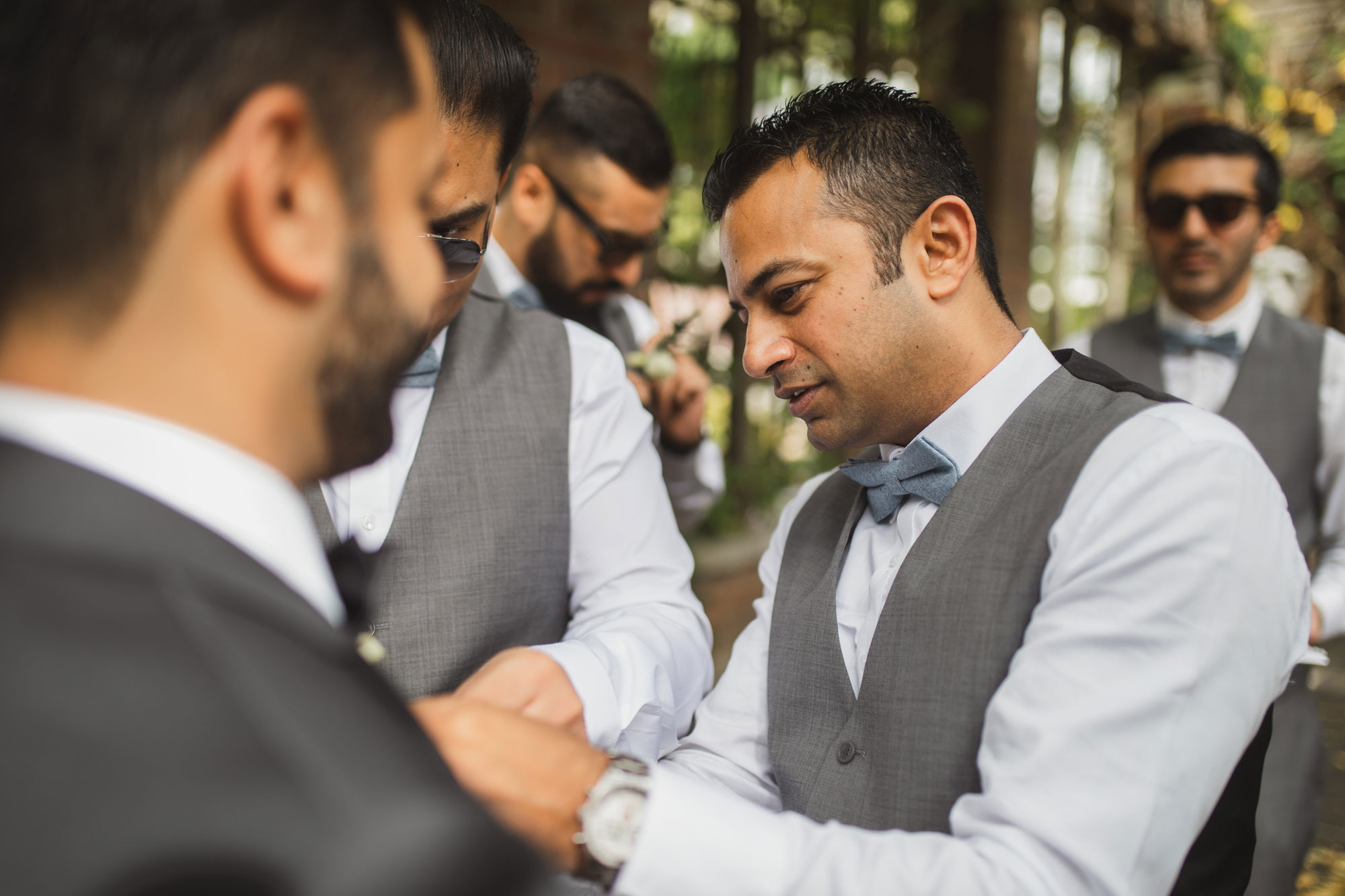 best man and the groom