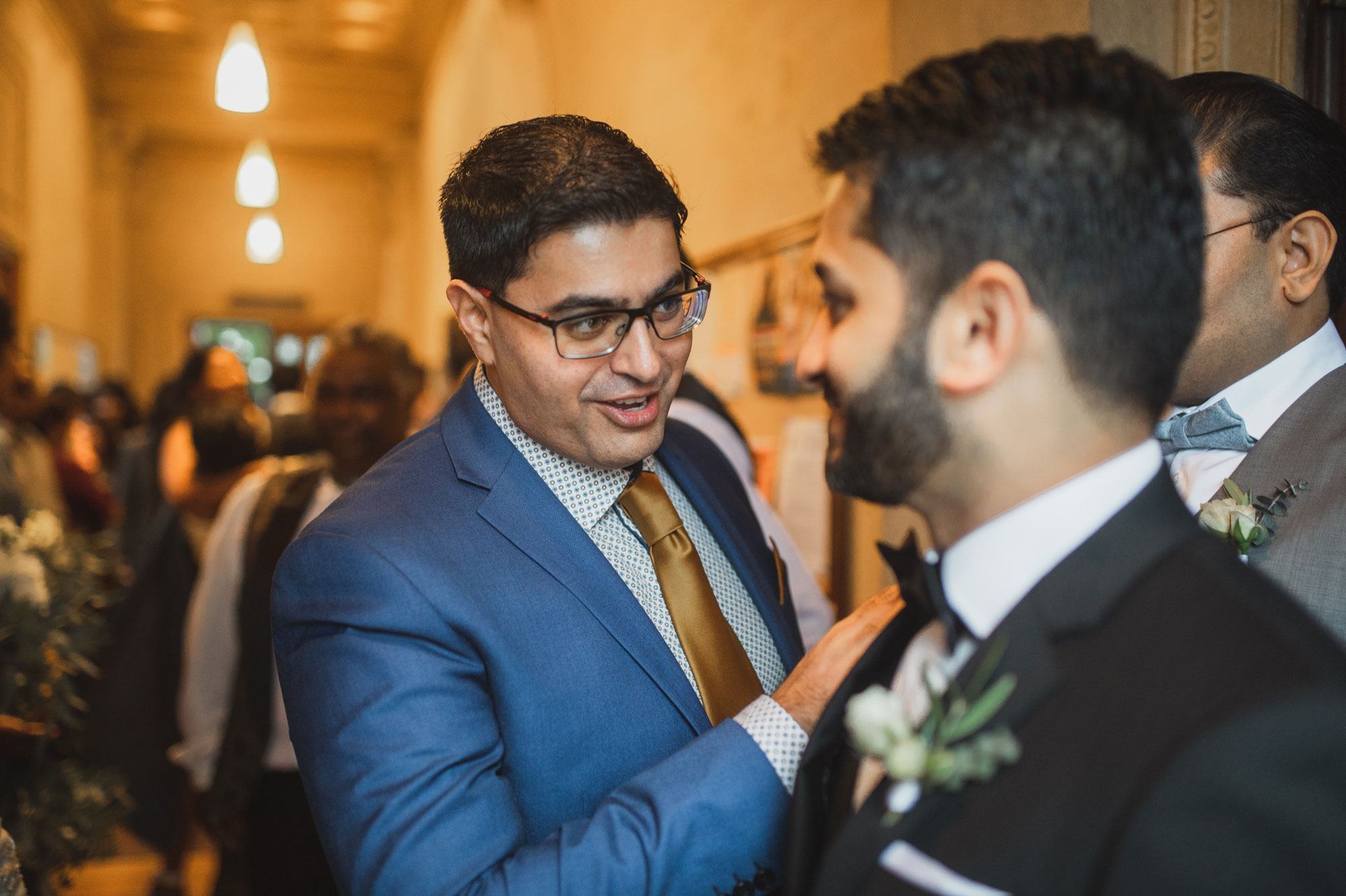 guests and the groom