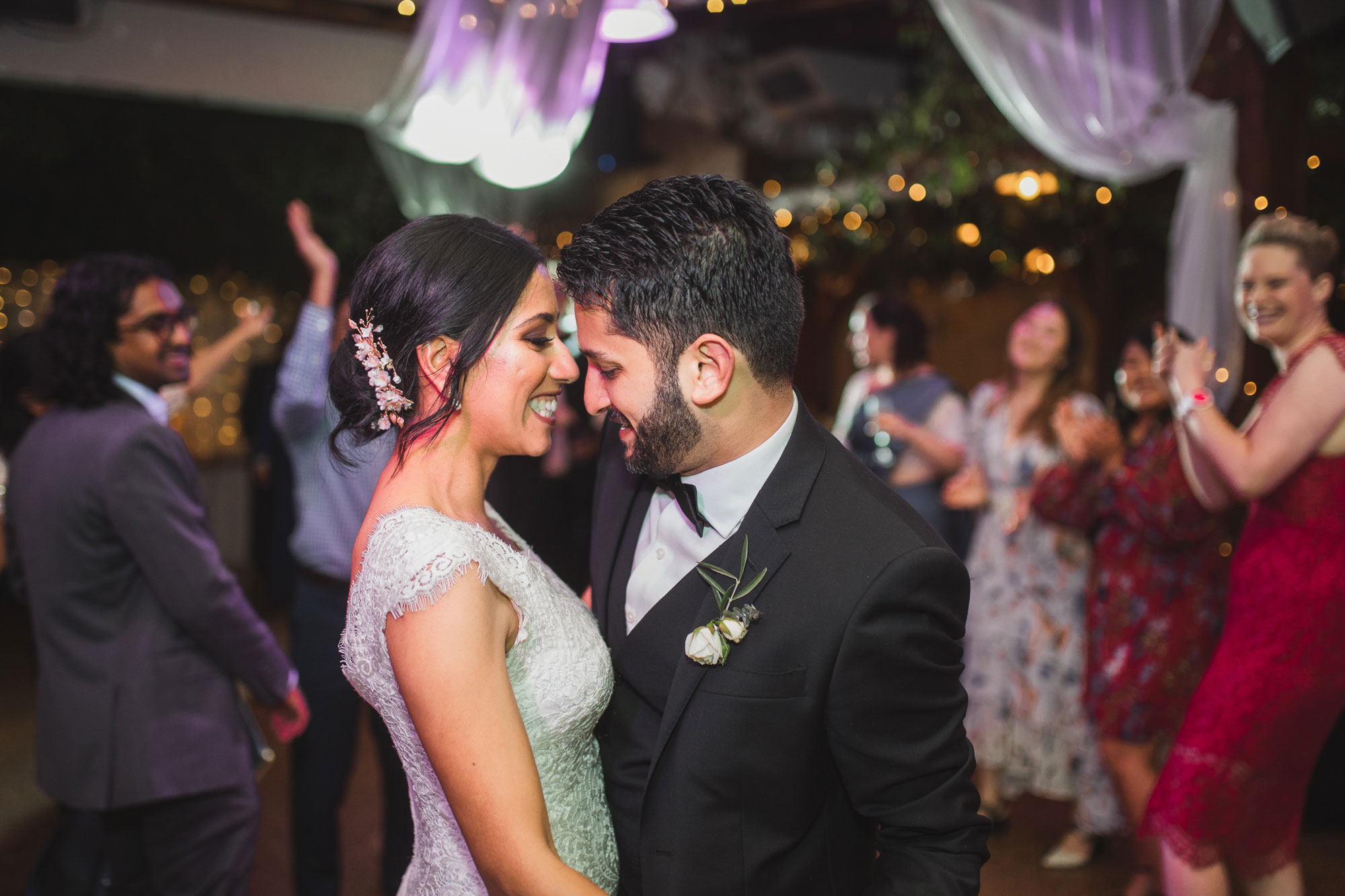 couple first dance markovina vineyard estate