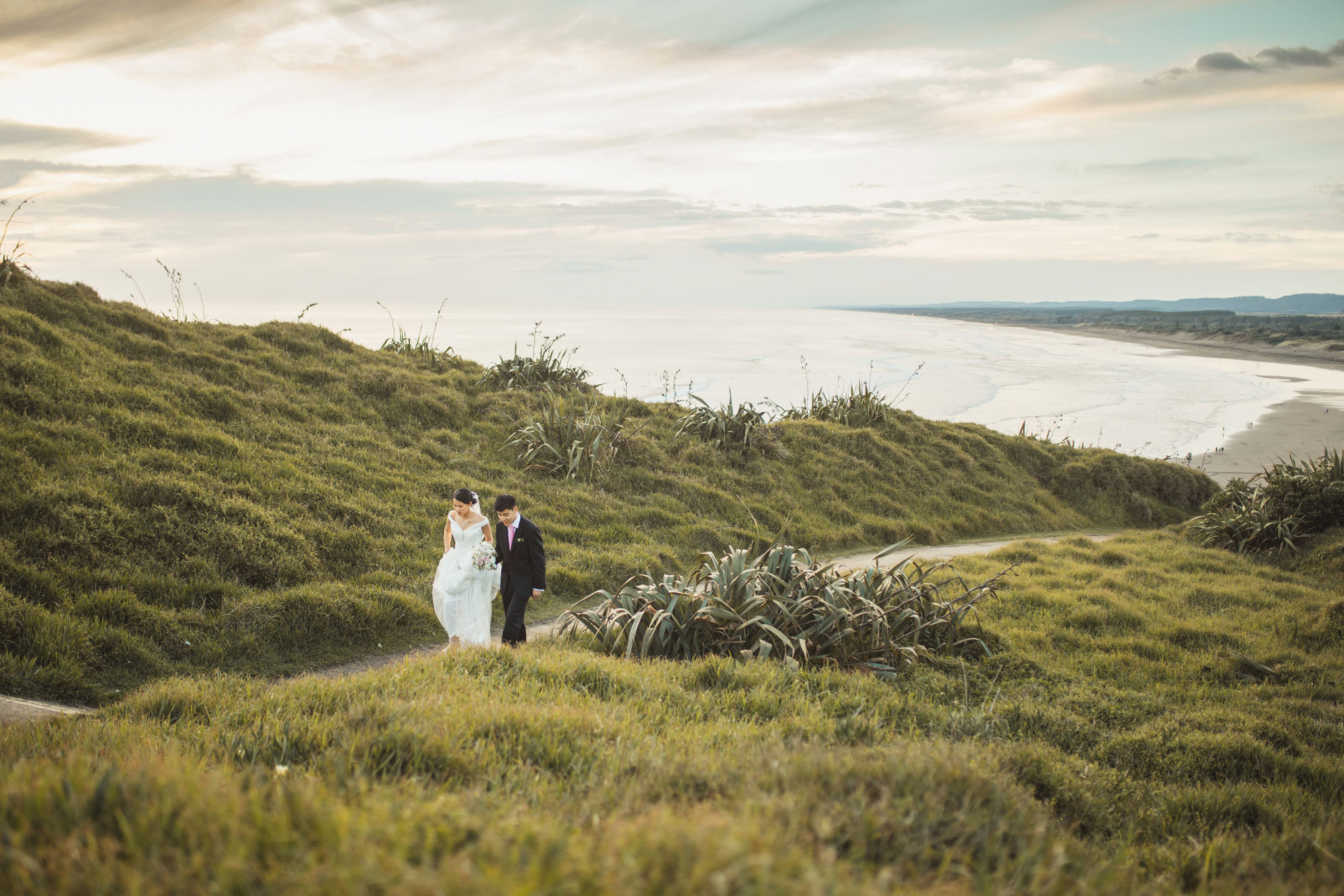 muriwai sunset photo