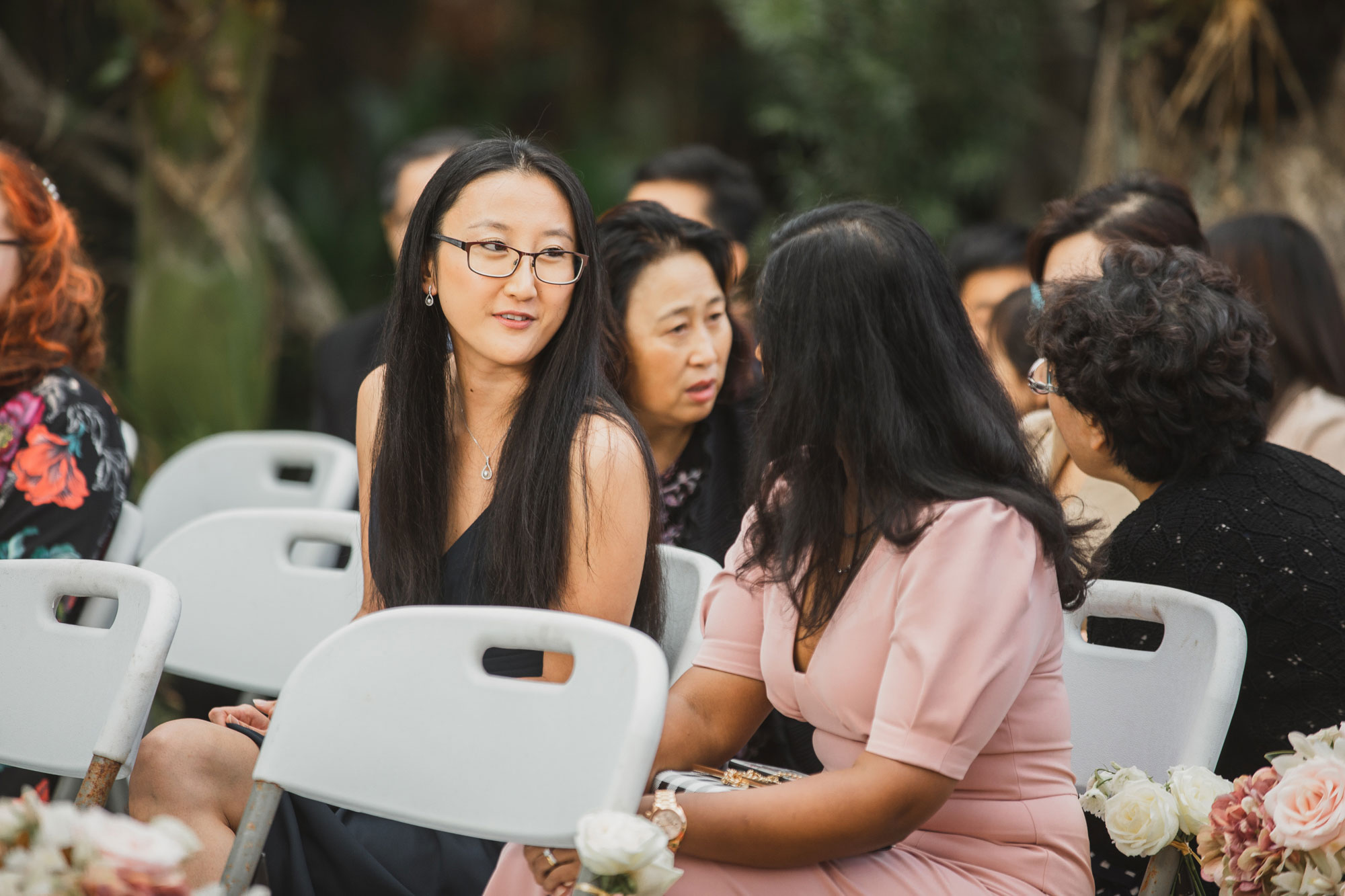 guests at a wedding