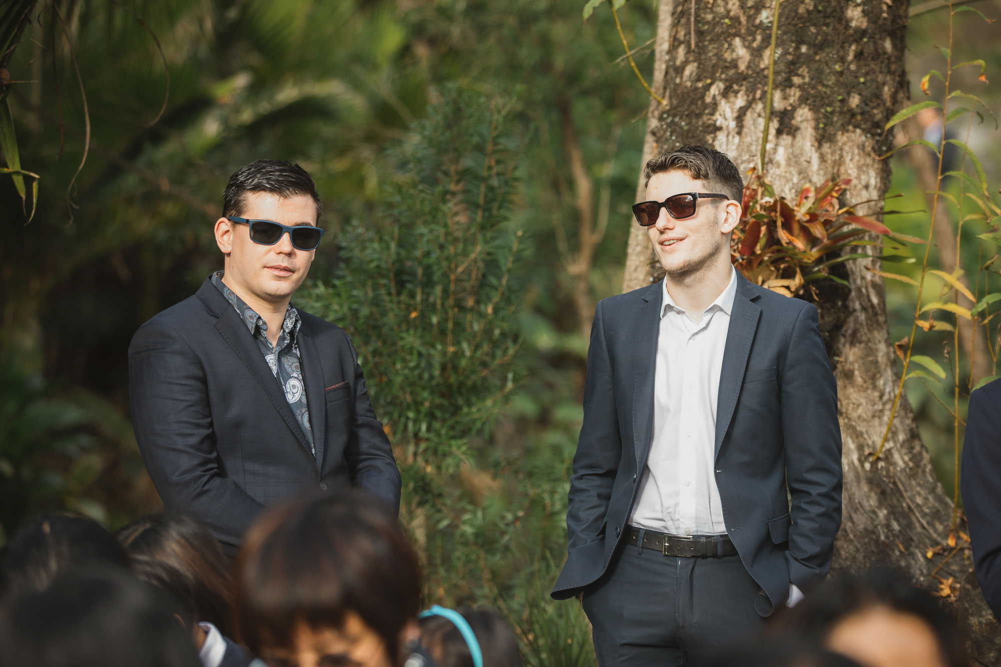 guests at the wedding ceremony