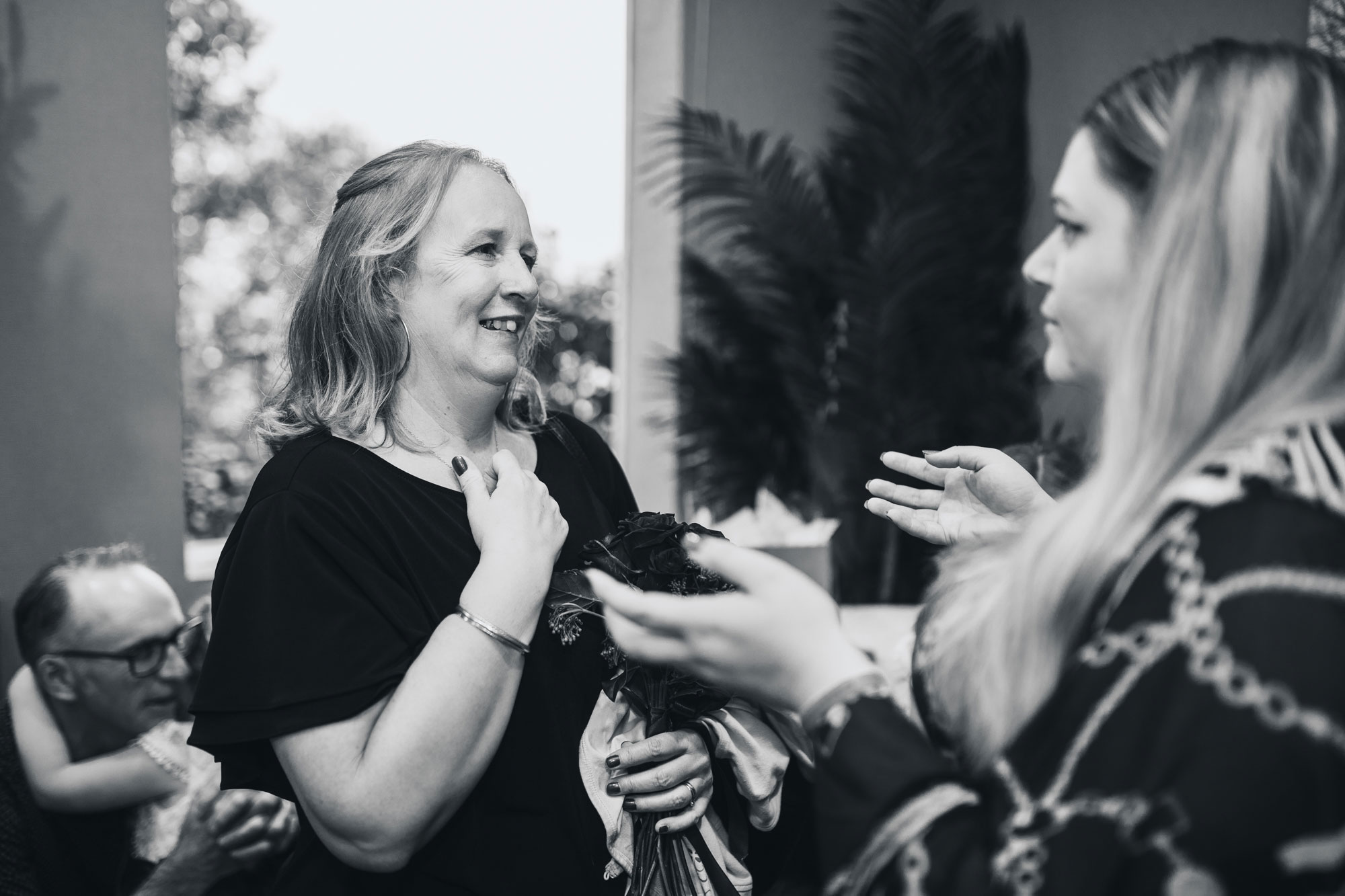 guests having fun at the wedding