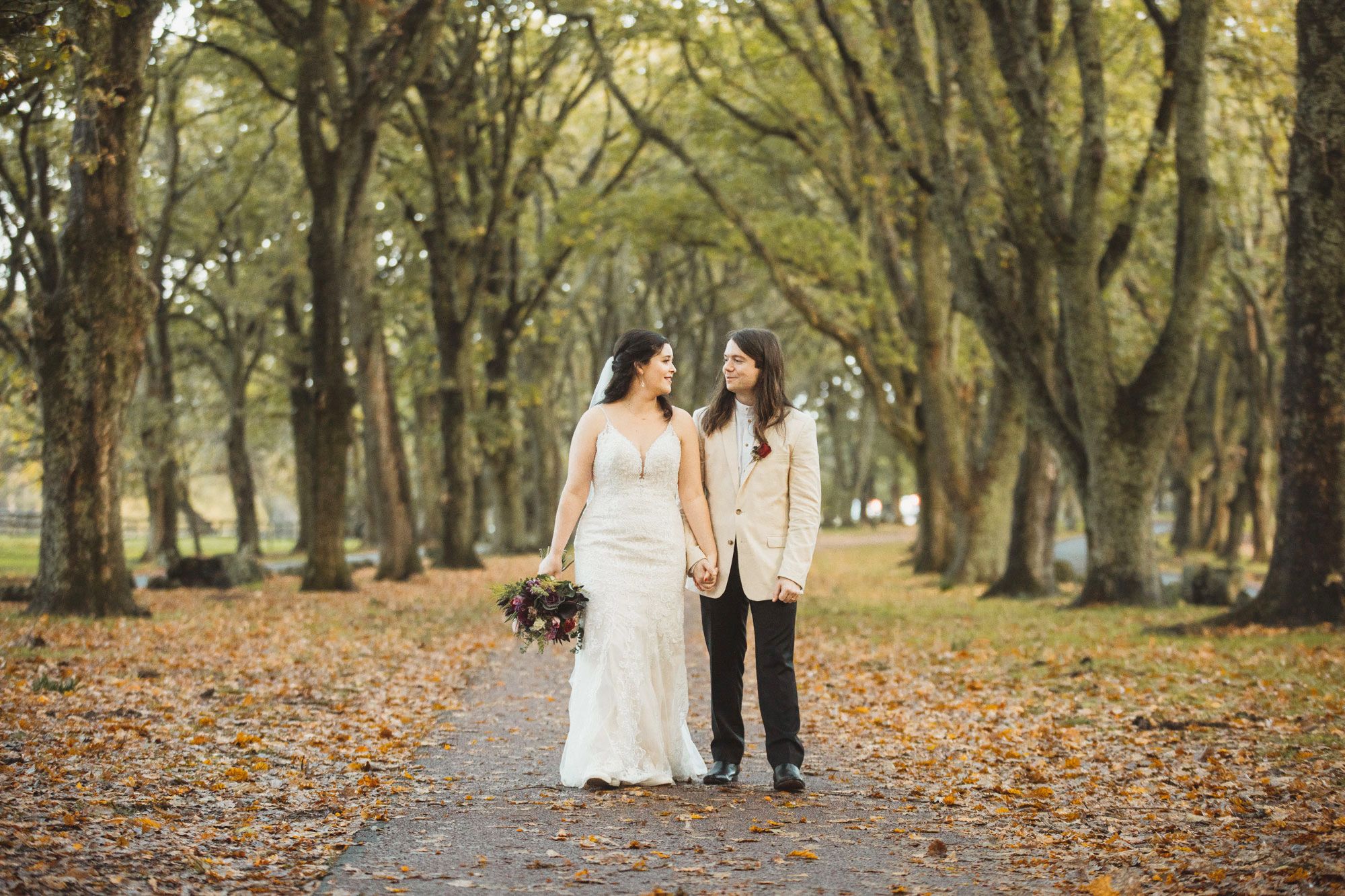 wedding photo cornwall park